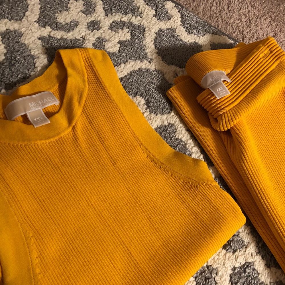 Yellow two piece set